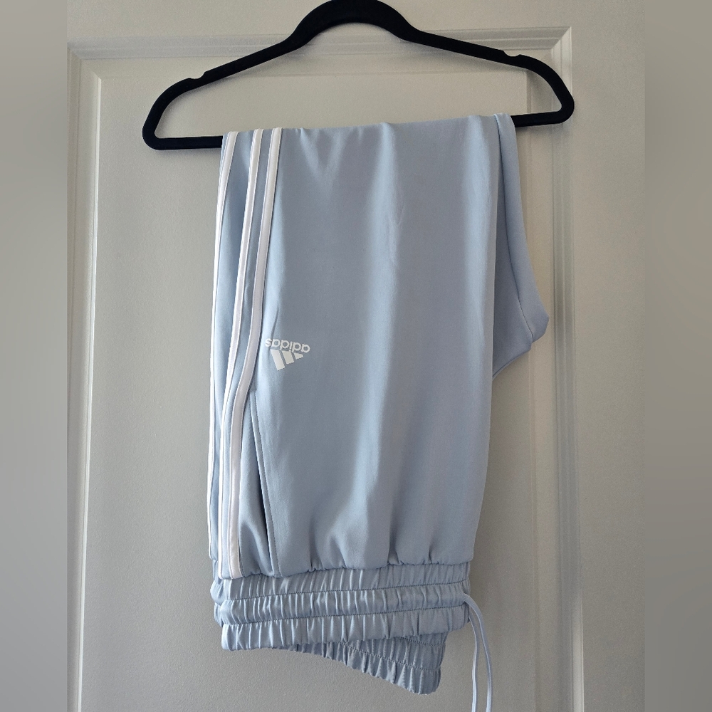 Adidas Womens Sky Blue Joggers